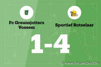 Rotselaar B wint uit van Vossem, mede dankzij twee treffers Minnen