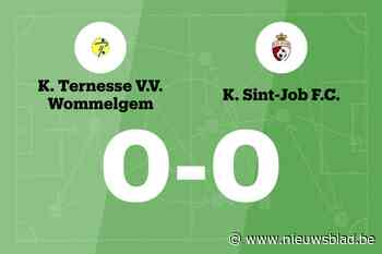 Ternesse en Sint-Job komen niet tot scoren