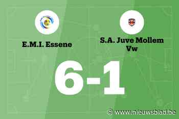 Vier opeenvolgende overwinningen voor EMI Essene na 6-1 winst tegen Juve Mollem B
