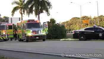 Person detained after woman's body found near I-95 on-ramp in NE Miami-Dade