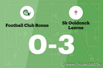 SK Ooidonck Leerne in goede vorm na weer een overwinning