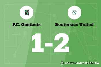 Boutersem United maakt tegen Geetbets einde aan slechte reeks