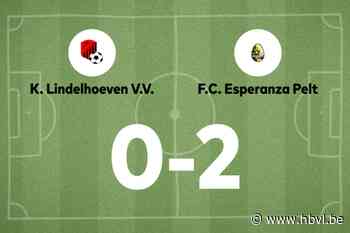 Esp. Pelt B boekt overtuigende zege tegen Lindelhoeven B