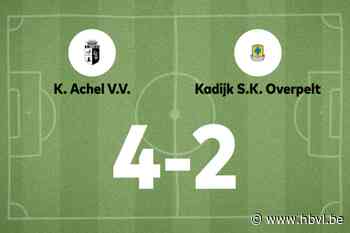 Achel VV B zet zegereeks voort met overwinning tegen Kadijk B