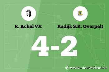 Achel VV B zet succesvolle reeks voort met ruime zege tegen Kadijk B