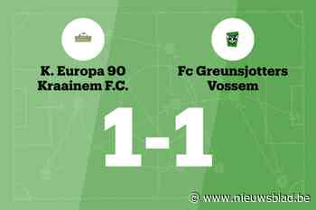 Vossem B beëindigt reeks van vier nederlagen