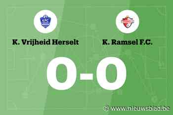 Herselt en Ramsel blijven steken op 0-0