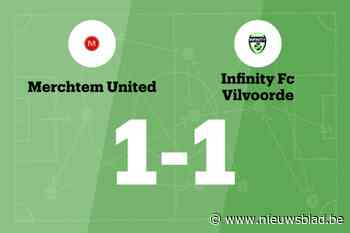 Merchtem United speelt gelijk tegen Infinity Vilvoorde