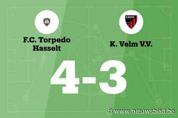 Torpedo Hasselt B wint sensationeel duel tegen Velm B
