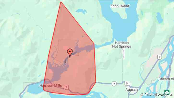 Damaged equipment caused power outage for 1,100 customers northwest of Agassiz: BC Hydro