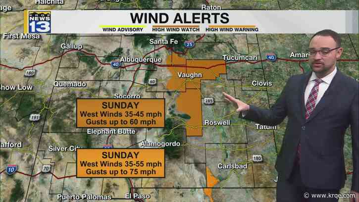 Increasing winds ahead of next storm system