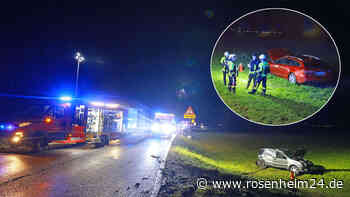 Mazda rast mit hohem Tempo in Subaru – und fliegt dann regelrecht durch die Luft