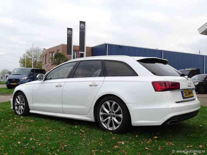 Met deze witte Audi A6 Avant is altijd netjes gereden