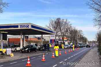 Flinke file op de van IJsendijkstraat door tankactie van TINQ