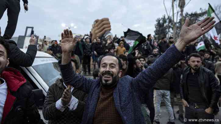 Jubilation and gunfire as Syrians celebrate the end of the Assad family's half-century rule