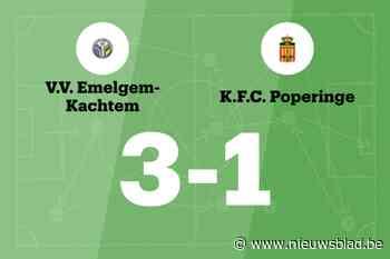 VV Emelgem-Kachtem maakt einde aan slechte reeks door zege tegen FC Poperinge