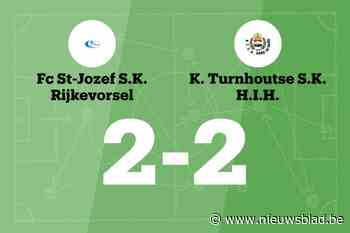 Sint-Jozef sleept gelijkspel uit de brand in de thuiswedstrijd tegen HIH Turnhout