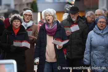 Lübbecker „Grube-Singen“ verbreitet Weihnachtsstimmung