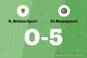 FA Nieuwpoort zet zegereeks voort met zege tegen Brielen Sport