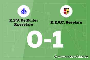 Vandamme leidt EVC Beselare voorbij SV De Ruiter