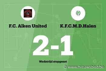 Match tussen Alken United en Halen stopgezet