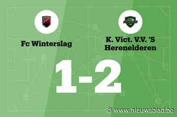 S Herenelderen B beëindigt reeks nederlagen met zege tegen FC Winterslag