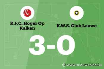 HO Kalken boekt overtuigende zege tegen WS Lauwe