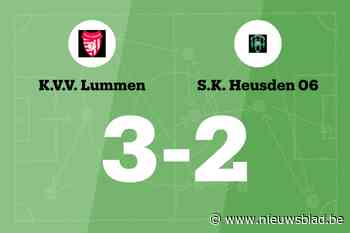 Lummen buigt achterstand om in zege tegen Heusden 06