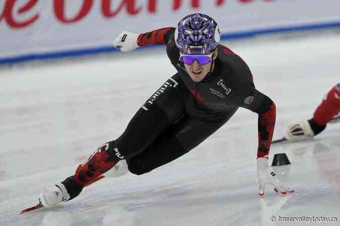 Canada’s Roussel wins 1,000-metre gold at World Tour short-track speedskating event