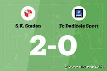 Ongeslagen reeks van FC Dadizele Sport beëindigd door SK Staden