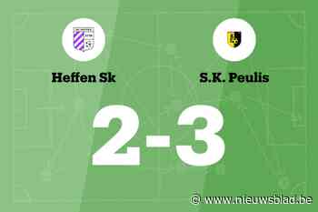 Peulis toont wederom uitstekende vorm met zege tegen Heffen