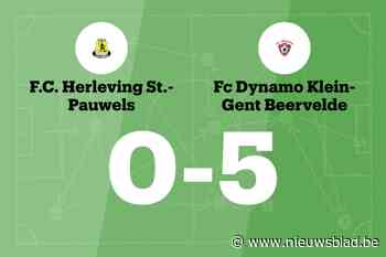 Vier opeenvolgende overwinningen voor Dynamo Beervelde na 0-5 zege tegen FCH Sint-Pauwels