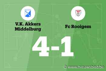 VK Akkers Middelburg blijft moeilijk te verslaan
