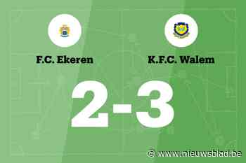 Zege voor Walem in uitwedstrijd tegen FC Ekeren
