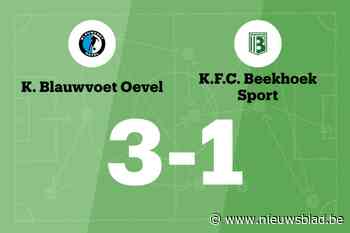 Zege Blauwvoet Oevel tegen Beekhoek