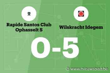 Geen verbetering voor Rapide Ophasselt na verlies tegen Wilskracht Idegem