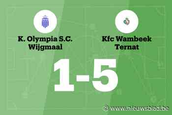 Marchoul scoort twee keer voor KFC Wambeek Ternat in wedstrijd tegen Olympia Wijgmaal