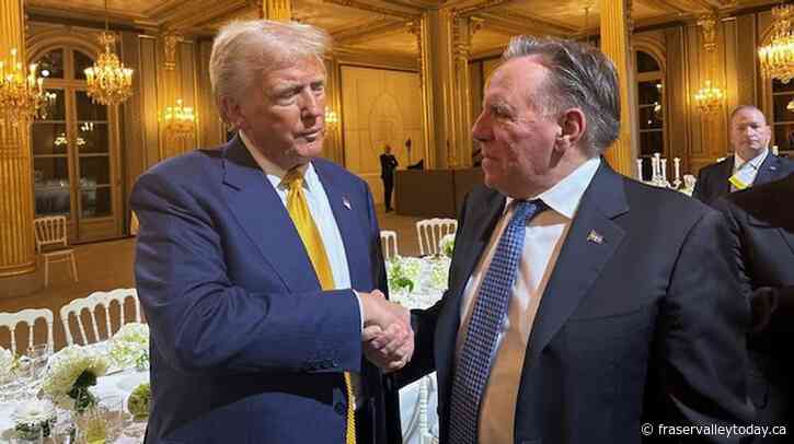Border control and tariffs: Quebec Premier François Legault meets Trump in Paris