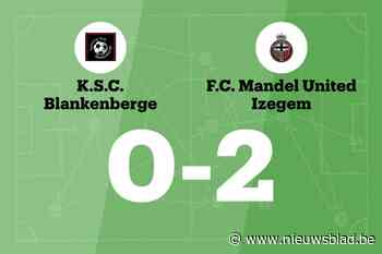 Mandel United in tweede helft voorbij SC Blankenberge
