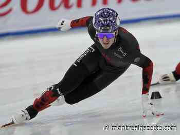 Quebec’s Roussel wins 1,000-metre gold at World Tour short-track speedskating event