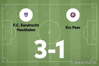Zege E. Houthalen tegen RC Peer B
