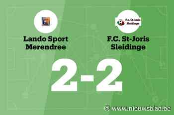 FC Sleidinge sleept gelijkspel uit de brand in de uitwedstrijd tegen LS Merendree