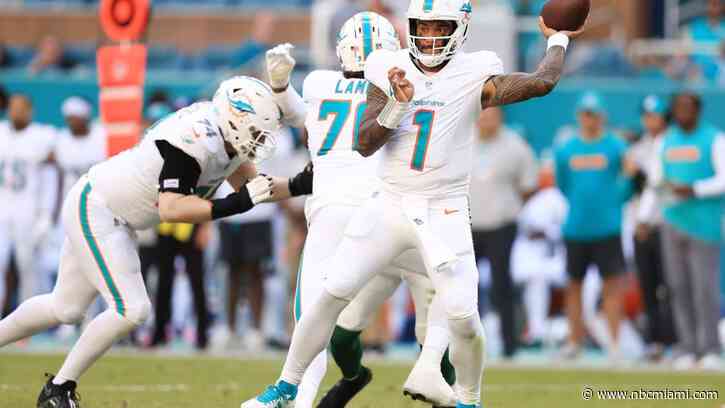 Tua Tagovailoa's TD pass to Jonnu Smith gives Dolphins 32-26 overtime win over Jets