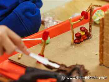 Photo Gallery: Gingerbread house building at Imagination Station