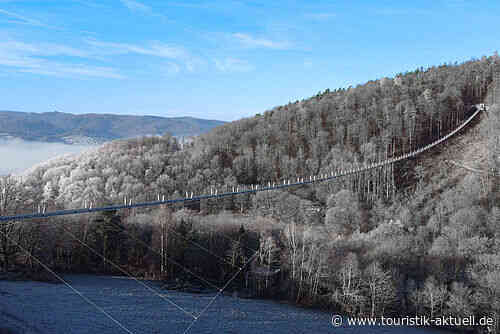Nordhessen: Neue Hängeseilbrücke eröffnet