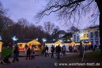 Westfälischer Geschenkemarkt im Kurpark geht in die dritte Woche