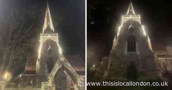 Mystery surrounds 'top secret' filming in Romford which lights up church