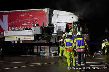 Brennender Sattelzug - die Feuerwehren im Großeinsatz