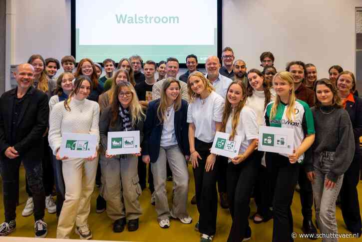 Studenten Grafisch Lyceum ontwerpen Rotterdams symbool voor walstroom