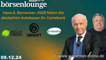 wO Börsenlounge: SMCI | UbiSoft | VW - BMW, Bayer & KI: Ein Ausblick mit Hans A. Bernecker